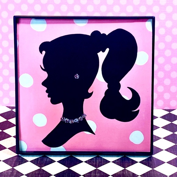 Vintage Barbie Silhouette Decor - Picture 4 of 8